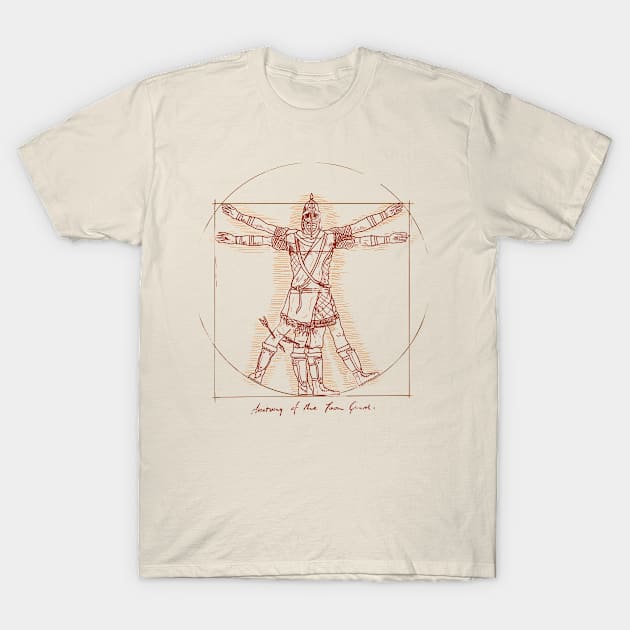 Anatomy of the Town Guard T-Shirt by Stefan Große Halbuer